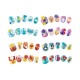 Set margele aquabeads - stickere pentru unghii printese disney