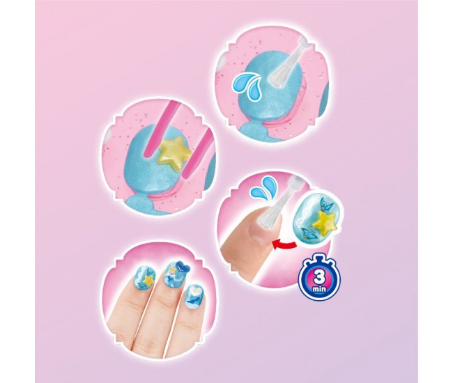 Set margele aquabeads - stickere pentru unghii printese disney