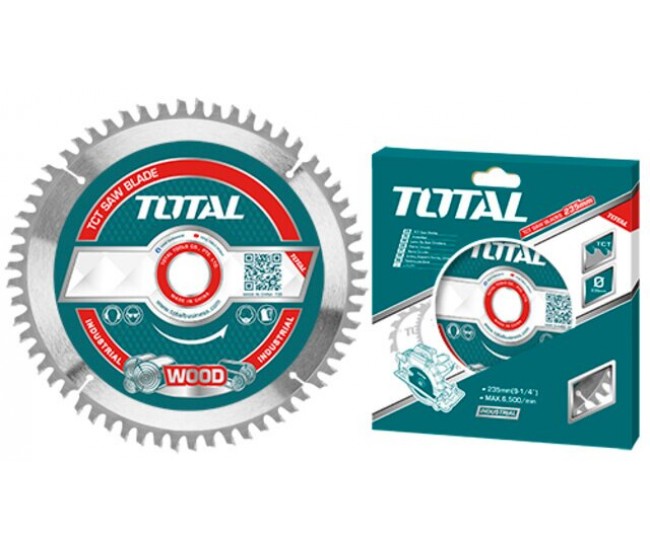 TOTAL - PANZA FERASTRAU TCT PENTRU LEMN - 115X22.2MM (INDUSTRIAL)