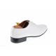 Pantofi barbati, eleganti din piele naturala, alb, 024ABOX