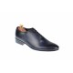 Pantofi barbati eleganti din piele naturala bleumarin - 024BLM