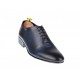 Pantofi barbati eleganti din piele naturala bleumarin - 024BLM