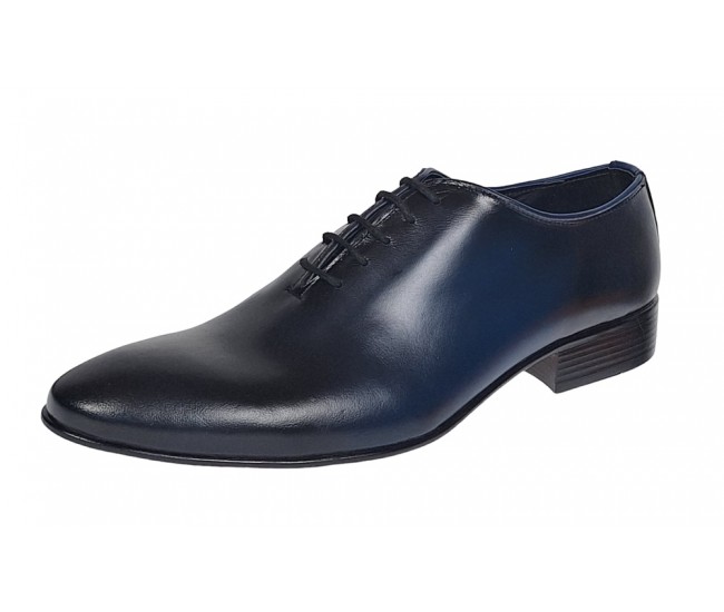 Pantofi barbati eleganti din piele naturala Bleumarin 024BLU