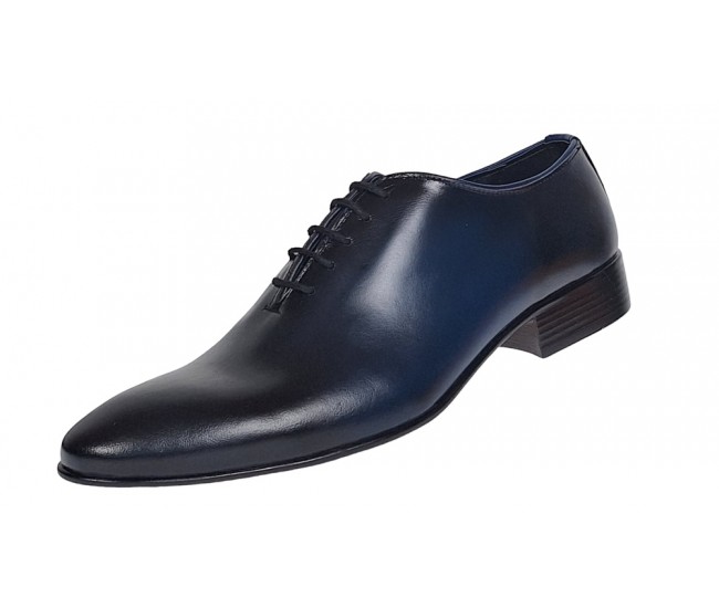 Pantofi barbati eleganti din piele naturala Bleumarin 024BLU