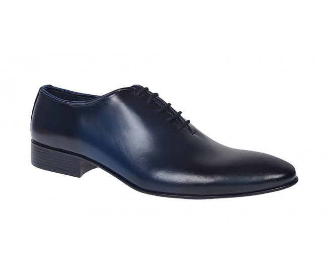 Pantofi barbati eleganti din piele naturala Bleumarin 024BLU