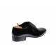 Pantofi barbati office, eleganti din piele naturala, negri, SCORPION, 024NLAC