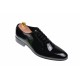 Pantofi barbati office, eleganti din piele naturala, negri, SCORPION, 024NLAC