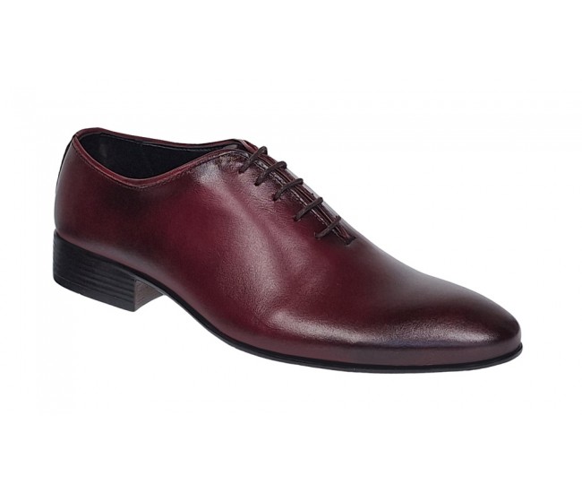 Pantofi barbati eleganti din piele naturala Bordeaux 024VIS