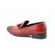 Pantofi barbati, piele naturala, rosu - 036RED