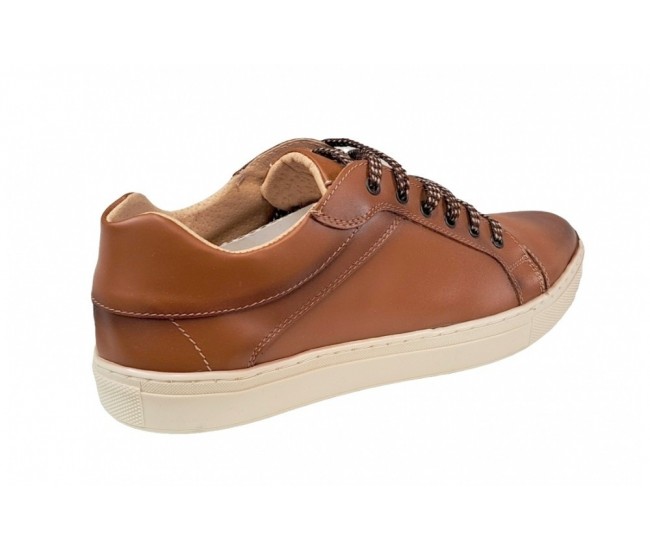 OFERTA! Pantofi barbati sport din piele naturala, maro - CIUCALETI SHOES -1021MDBOX