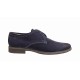 Pantofi barbati casual din piele naturala intoarsa, bleumarin 336BLM