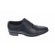 OFERTA MARIMEA  39,  44  -Pantofi barbati eleganti, cu siret, din piele naturala neagra - L356NEGRU