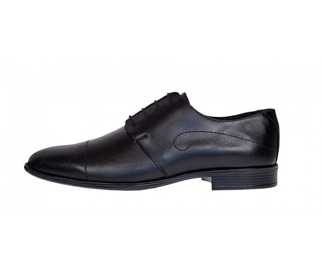 Pantofi barbati eleganti din piele naturala Negru 588N