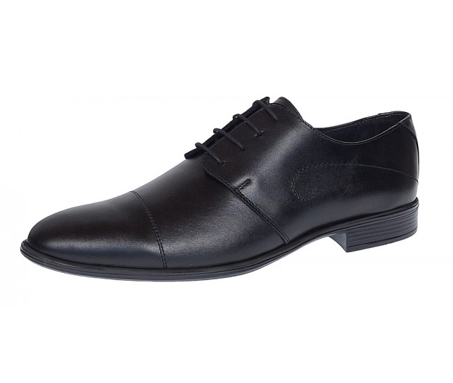 Pantofi barbati eleganti din piele naturala Negru 588N