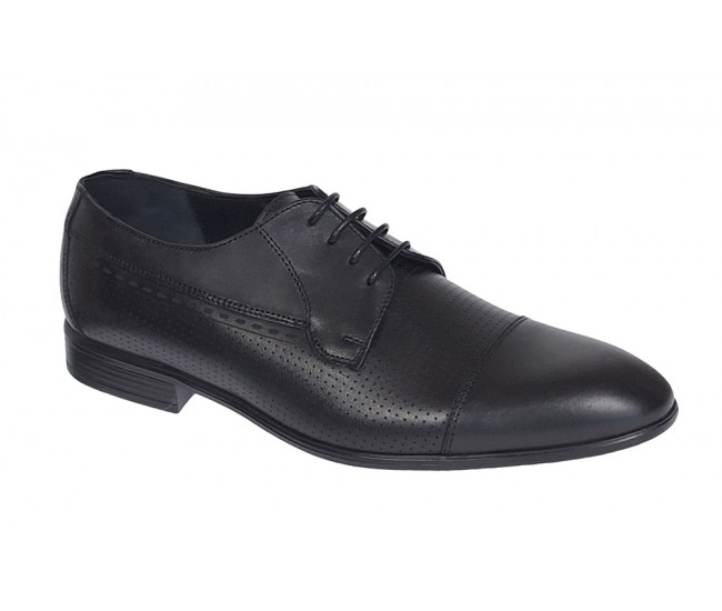 Pantofi barbati eleganti din piele naturala Negru Lucas 709NEGRU