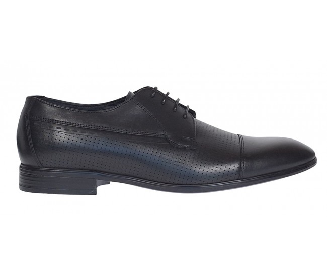 Pantofi barbati eleganti din piele naturala Negru Lucas 709NEGRU