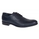 Pantofi barbati office eleganti din piele naturala bleumarin  8305BLUE