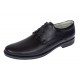 Pantofi barbati, model casual din piele naturala, negru box  859N