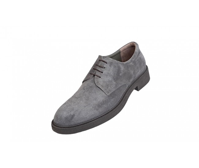 Pantofi barbati, casual, piele naturala intoarsa, Alexander Rome, AREZO GRI VEL