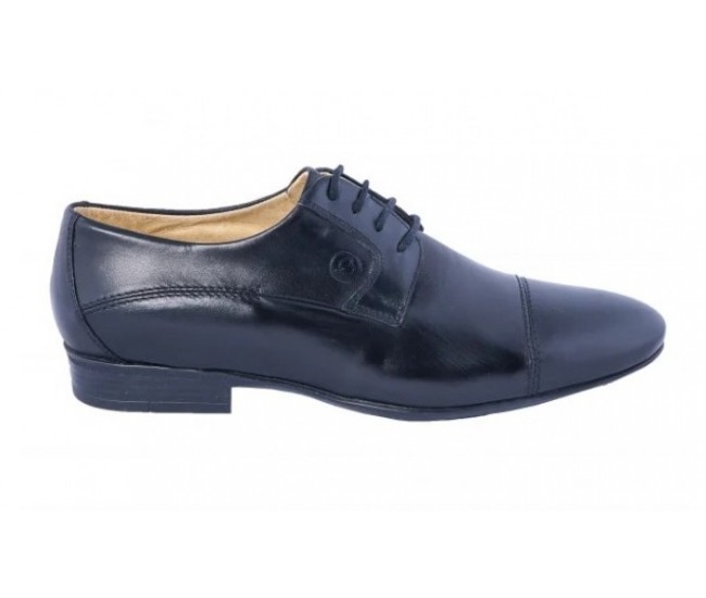 Pantofi barbati eleganti din piele naturala BRD113N - Negru