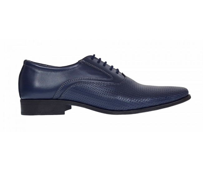 Pantofi barbati eleganti din piele naturala Bleumarin - CIOCSTEFBL