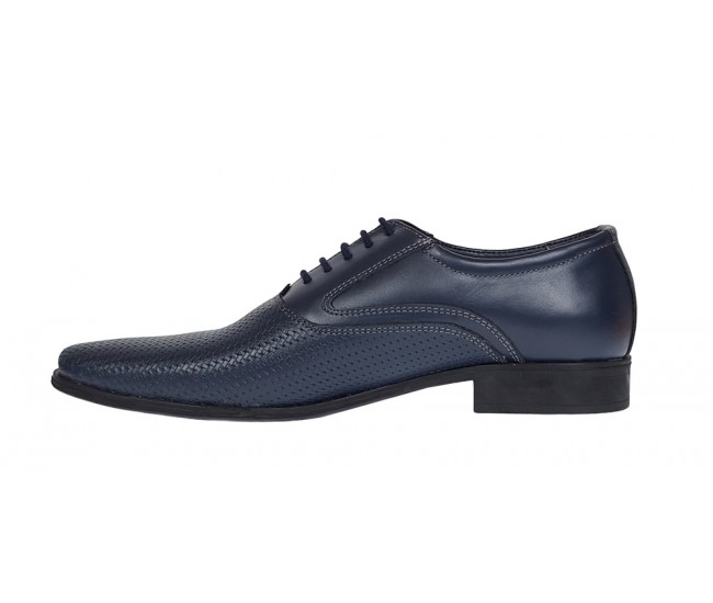 Pantofi barbati eleganti din piele naturala Bleumarin - CIOCSTEFBL