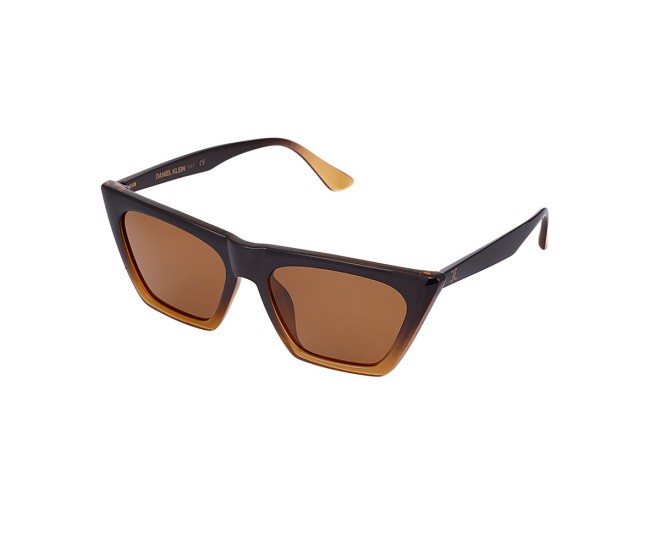 Ochelari de soare cafenii, pentru dama, Daniel Klein Trendy, DK3261-3