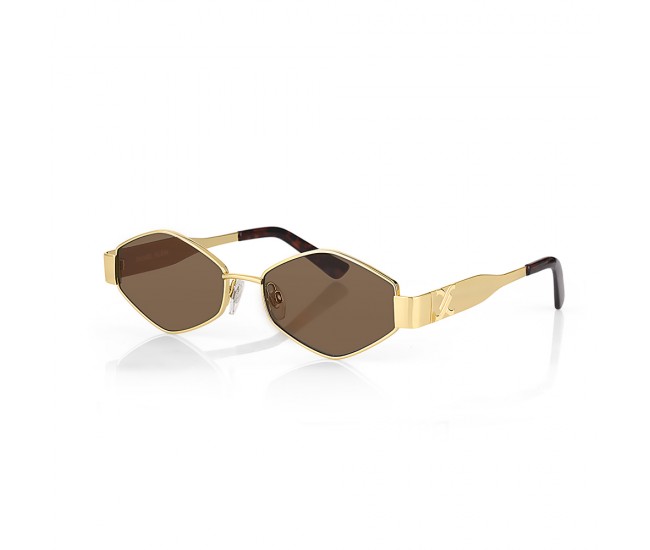 Ochelari de soare maro, pentru dama, Daniel Klein Sunglasses, DK4325-2