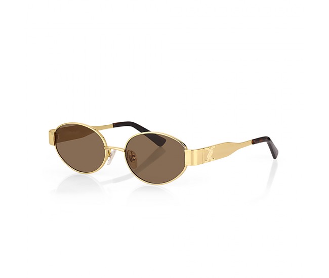 Ochelari de soare maro, pentru dama, Daniel Klein Sunglasses, DK4326-2