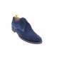 Pantofi barbati casual din piele naturala, culoare bleumarin 336BLM