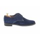 Pantofi barbati casual din piele naturala, culoare bleumarin 336BLM