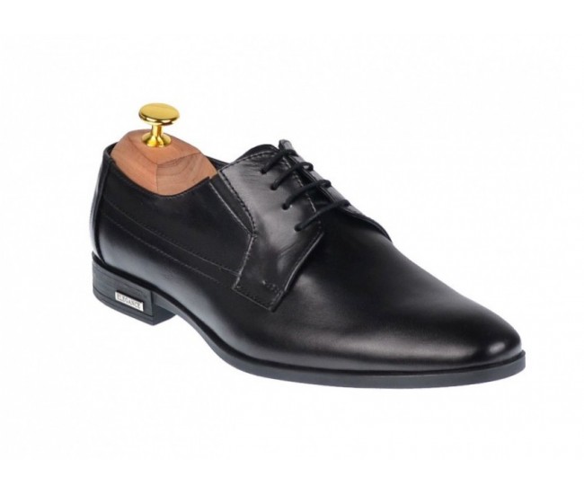 OFERTA MARIMEA 41  - Pantofi Barbati Office, Eleganti, din Piele Naturala, Negru, CIUCALETI SHOES