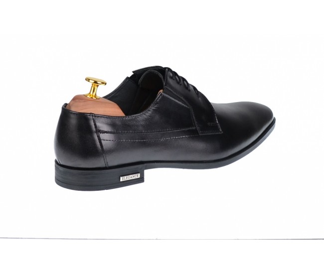 OFERTA MARIMEA 41  - Pantofi Barbati Office, Eleganti, din Piele Naturala, Negru, CIUCALETI SHOES