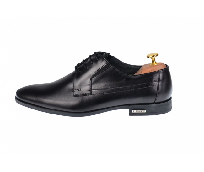 OFERTA MARIMEA 41  - Pantofi Barbati Office, Eleganti, din Piele Naturala, Negru, CIUCALETI SHOES