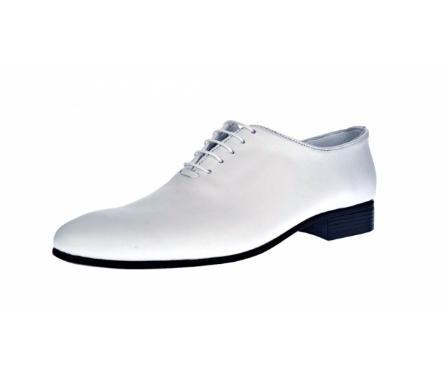 Pantofi barbati, eleganti, din piele naturala, Enzoclass, Alb ENZOABOX