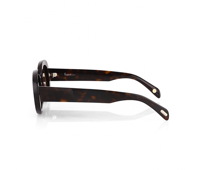 Ochelari de soare maro, pentru dama, Freelook Sunglasses, F1004-2