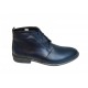 Ghete barbati casual, elegante din piele naturala, bleumarin, DEVIN, GBDEVINBLUE