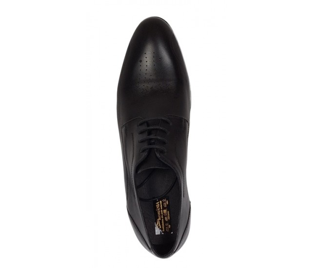 Pantofi barbati office eleganti din piele naturala Negru SIR015N