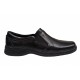 Pantofi barbati casual din piele naturala, cu elastic, marimi 39 la 47, pe calapod lat GKR08N