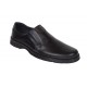 Pantofi barbati casual din piele naturala pe calapod lat cu elastic GKR104N