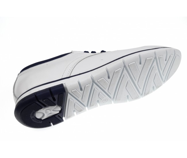 Pantofi barbati sport din piele naturala Alb GKR107A