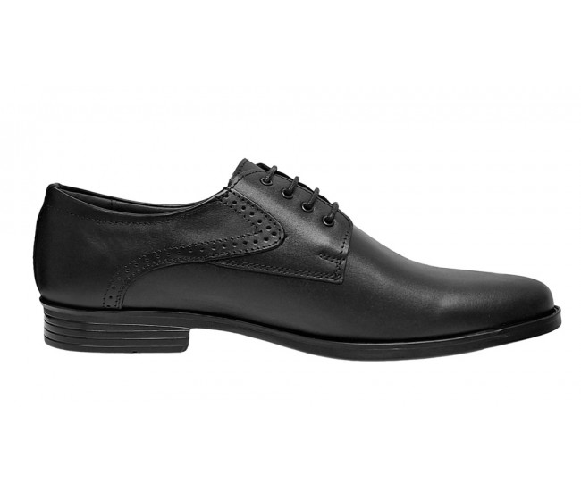 Pantofi barbati eleganti din piele naturala Negru Marvin GKR115N