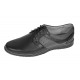 Pantofi barbati casual din piele naturala Negru GKR32N