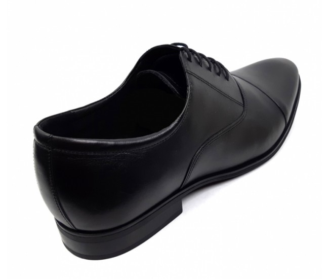 Pantofi barbati eleganti din piele naturala Negru GKR347N