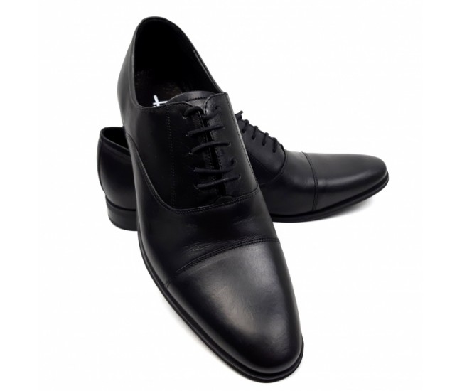 Pantofi barbati eleganti din piele naturala Negru GKR347N