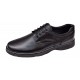 Pantofi barbati casual din piele naturala pe calapod lat Negru GKR5XN