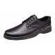 Pantofi barbati casual din piele naturala pe calapod lat Negru GKR5XN