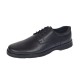 Pantofi barbati casual din piele naturala pe calapod lat Negru GKR5XN