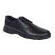 Pantofi barbati casual din piele naturala pe calapod lat Negru GKR5XN