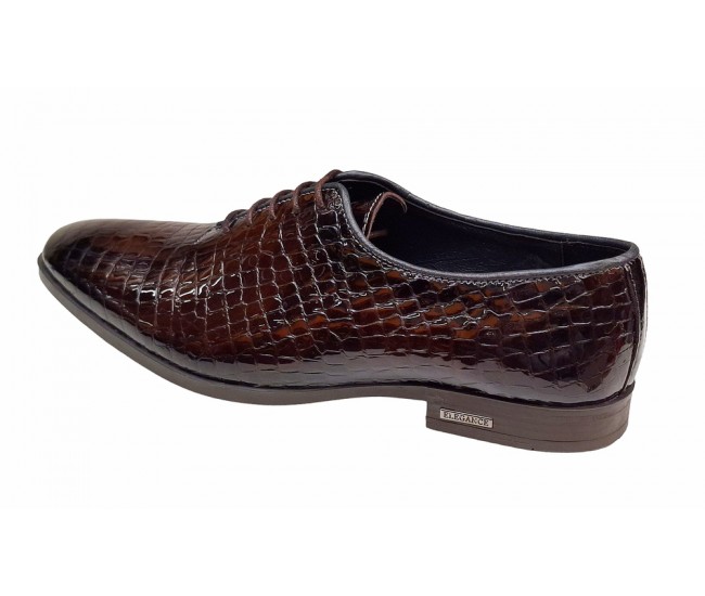 Pantofi eleganti pentru barbati piele naturala croco Maro GKR70M